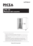 LPX-60, Manual del usuario