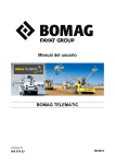 Manual del usuario BOMAG TELEMATIC