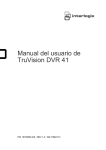 Manual del usuario de TruVision DVR 41