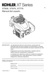 Manual del usuario XT650, XT675, XT775