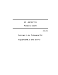 UV - BIOMETER Manual del usuario