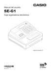 Manual del usuario Caja registradora electrónica - Support
