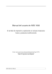 Manual del usuario de AXIS 1650