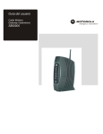 Manual del fabricante Motorola SBG 900
