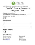 COBRA Surgical Probe with Integrated Cable