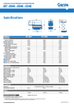 GSTM-2046 -2646 -3246 Spécifications