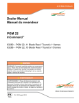 PGM 22 Dealer Manual Manuel du revendeur