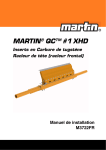 Racleur XHD QC1™ Martin® avec lames à