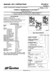 MANUEL DE L`OPÉRATEUR PD10P-X