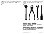 REPAIR PARTS MANUAL Rotary Lawn Mower MANUEL DES