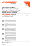 Safety and Operation Manual Manuel de l`opérateur et