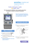 Guide d`utilisation rapide de la CADD