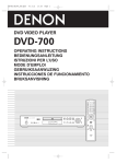 DVD-700 - Aerne Menu