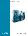AB SCIEX Séries 6500, équipements Guide de l`utilisateur du système