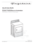 Use & Care Guide Guide d`utilisation et d`entretien