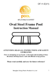 Oval Steel Frame Pool - SET-UP INSTRUCTIONS - Aqua
