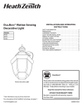DUALBRITE® Motion Sensing Decorative Light