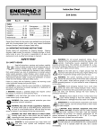 SAFETY FIRST Instruction Sheet ZU4 Series