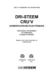 DRI-STEEM CRU®V HUMIDIFICATEURS ÉLECTRIQUES
