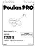 om, poulan pro, prrt900, 2009-12, 433107, ca, 96092002200