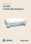 Corinex AV200 CableLAN Adapter