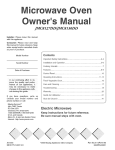 JMC812 7D D/JMC813 ODD Electric Microwave