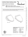 INSTRUCTIONS D`INSTALLATION