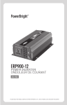 ERP900 - 900 watt 220 volt Power Inverter
