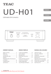 Teac UD-H01 User Guide Manual