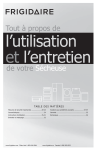 l`utilisation et l`entretien