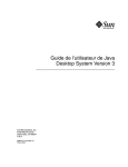Guide de l`utilisateur de Java Desktop System Version 3