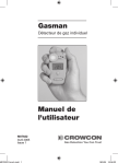 M07632 French.indd - Crowcon Gas Detection Support