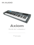 Manuel de l`utilisateur Axiom Series