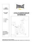 Everlast Indoor Cycle Trainer Model #161516632