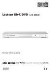Lecteur DivX DVD MD 42068