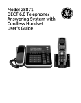 Model 28871 DECT 6.0 Telephone