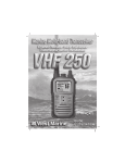 VHF250 F OM. 012406.indd