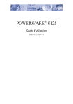 POWERWARE® 9125 - Guide d`utilisation
