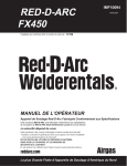 RED-D-ARC FX450 IM10094