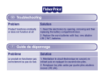 G Troubleshooting F Guide de dépannage