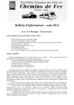 Bulletin d`informations – août 2012