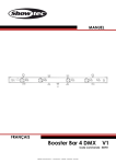 Booster Bar 4 DMX V1