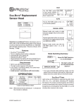 OPERATION ® Replacement Sensor Head