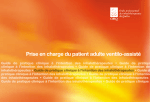 Prise en charge du patient adulte ventilo-assisté (2010)