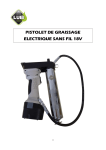 PISTOLET DE GRAISSAGE ELECTRIQUE SANS FIL 18V