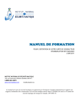 MANUEL DE FORMATION