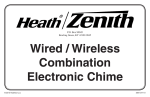 Wired / Wireless Combination Electronic Chime