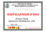 DISTILLATEUR D`EAU