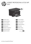 HP LaserJet Professoinal M1130 MFP Series Installation Guide