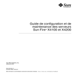 Guide de configuration et de maintenance des serveurs Sun Fire